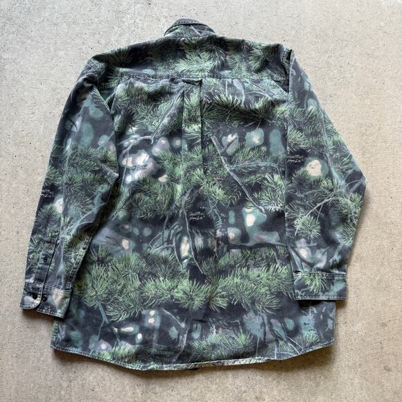 Men's Vintage Dickies Camo West Camouflage Button Up Long Sleeve Shirt Sz XL VTG - Picture 3 of 7